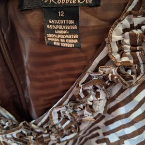 Robbie Bee Large Fit and Flare Dress